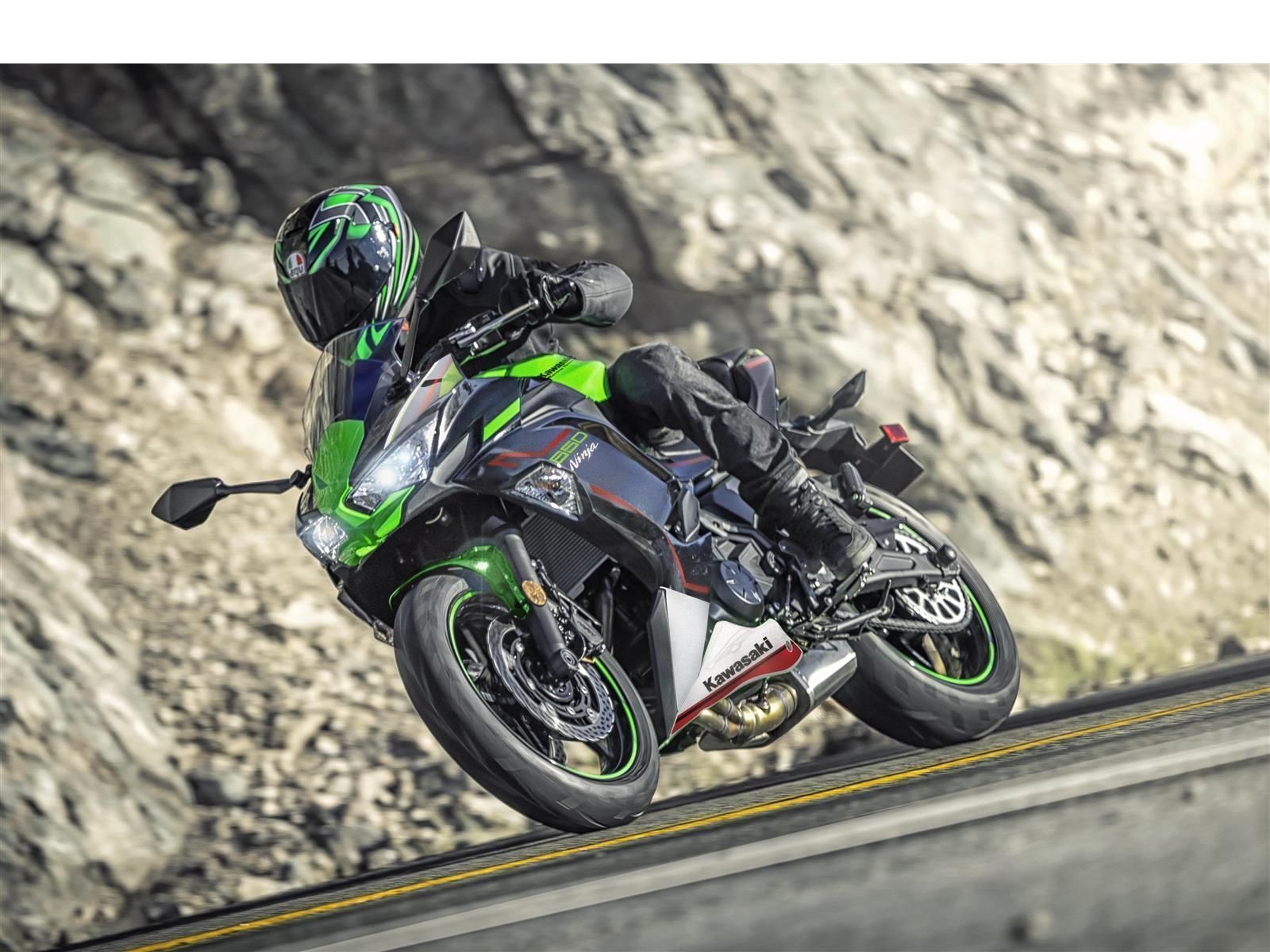 Мотоцикл KAWASAKI NINJA 650 - Lime Green/Ebony/Pearl Blizzard White '2024